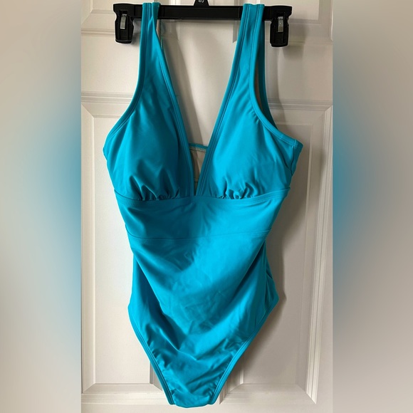 Kona Sol Other - NWT Women’s Kona Sol One Piece Blue Bathing Suit, L (12/14)